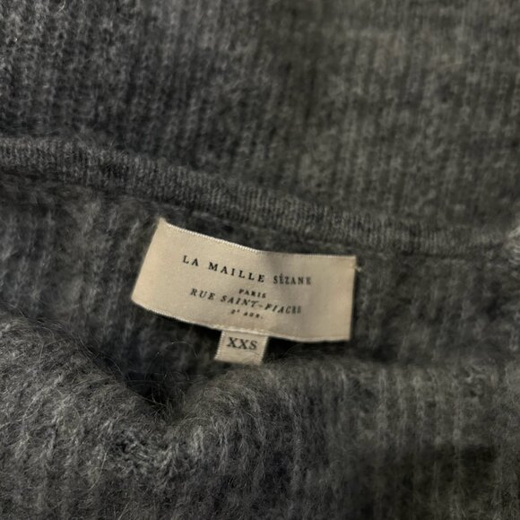 Sezane CLÉOPATRE TOP- Mottled Grey cami - Picture 8 of 8